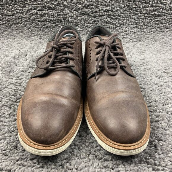 Cole Haan Grand Go-To Brown Leather Comfort Oxfords Shoes Mens 11 M C35083 - Picture 6 of 8